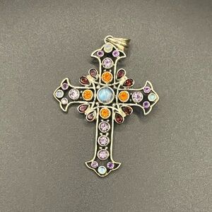 Nicky butler multi gemstone sterling silver pendant